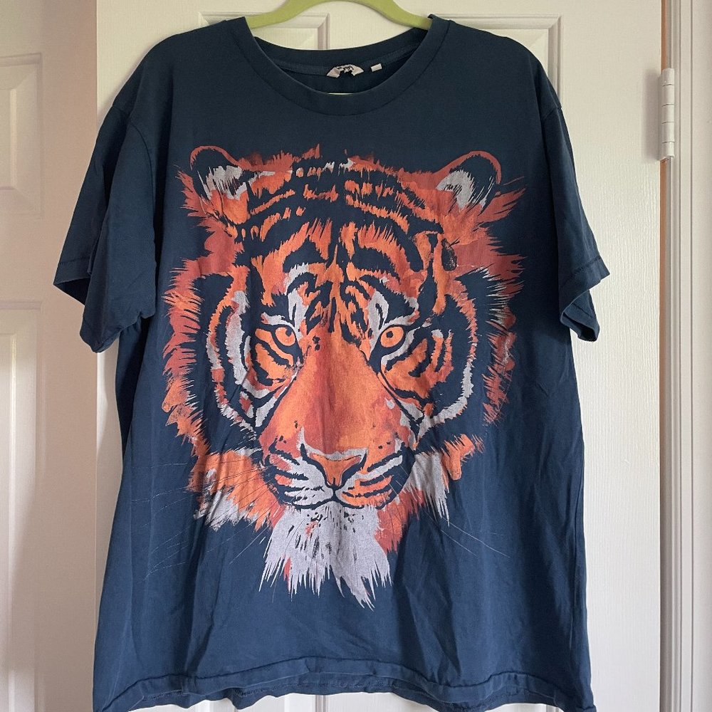 Free People Oversized Tiger T Shirt